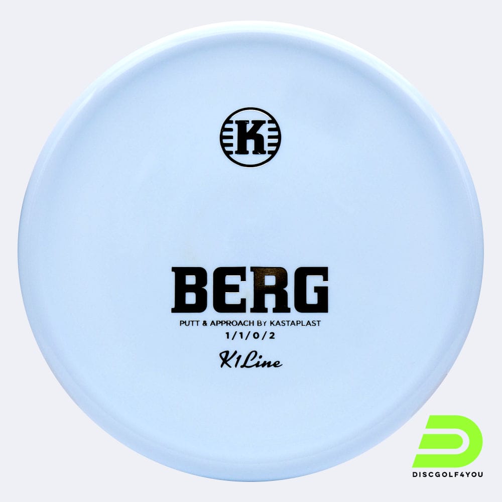 Kastaplast Berg in white, k1 plastic