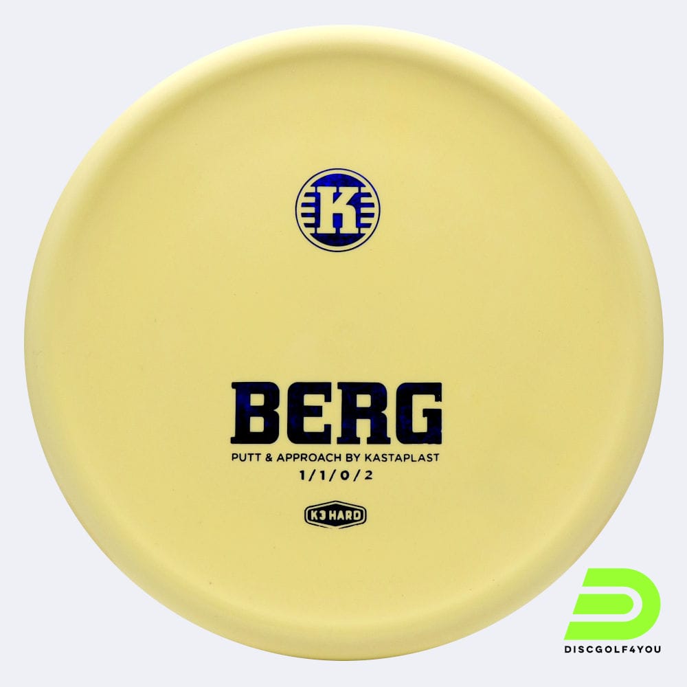 Kastaplast Berg in yellow, k3 hard plastic