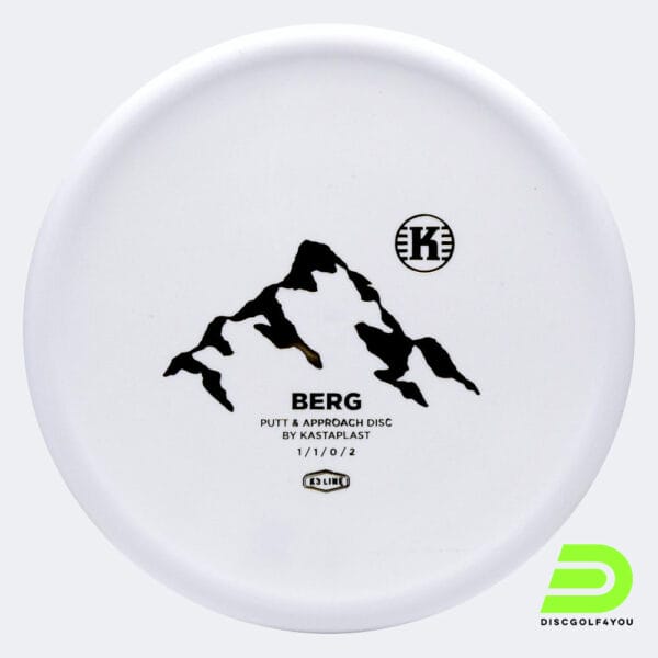 Kastaplast Berg in white, k3 plastic