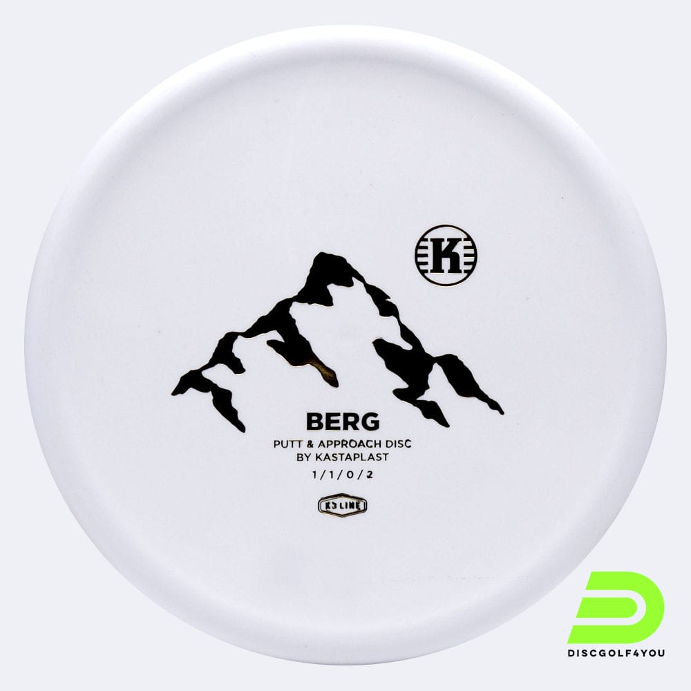 Kastaplast Berg in white, k3 plastic