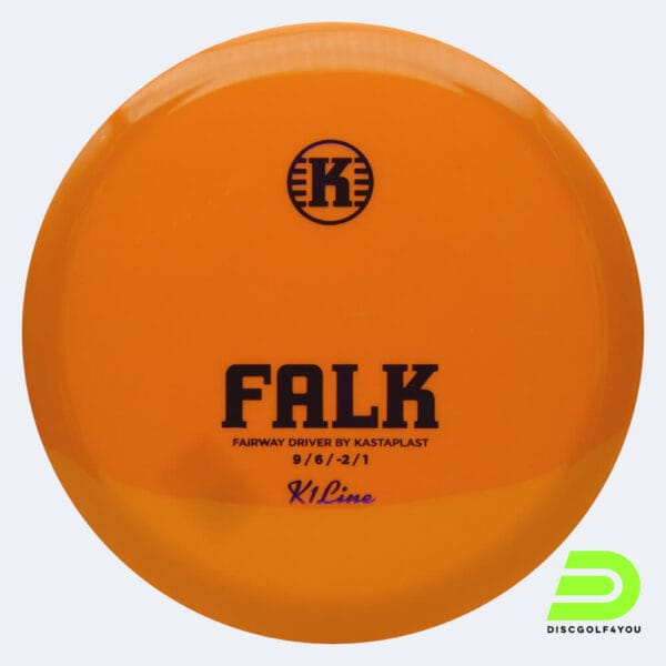 Kastaplast Falk in classic-orange, k1 plastic