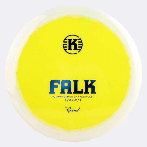 Kastaplast Falk in yellow, k1 grind plastic