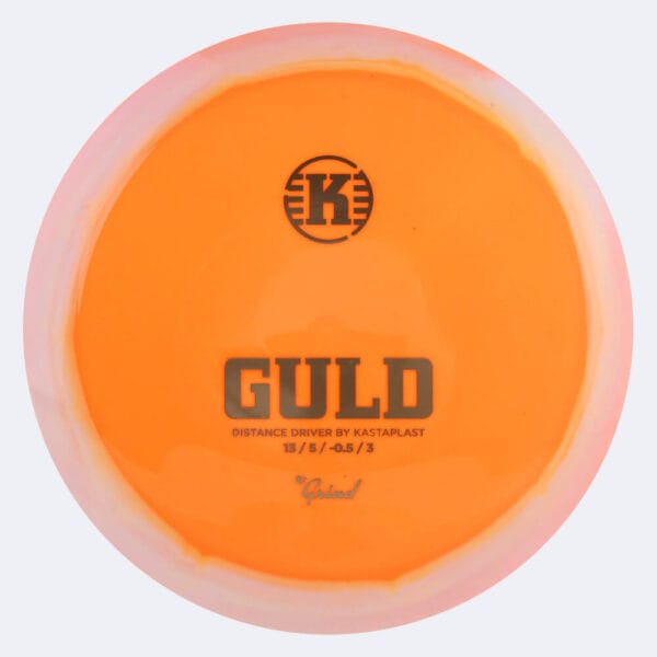 Kastaplast Guld in orange, im K1 Grind Kunststoff und ohne Spezialeffekt