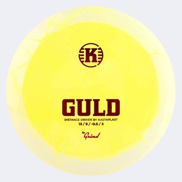 Kastaplast Guld in yellow, k1 grind plastic