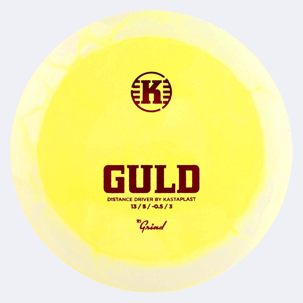 Kastaplast Guld in yellow, k1 grind plastic