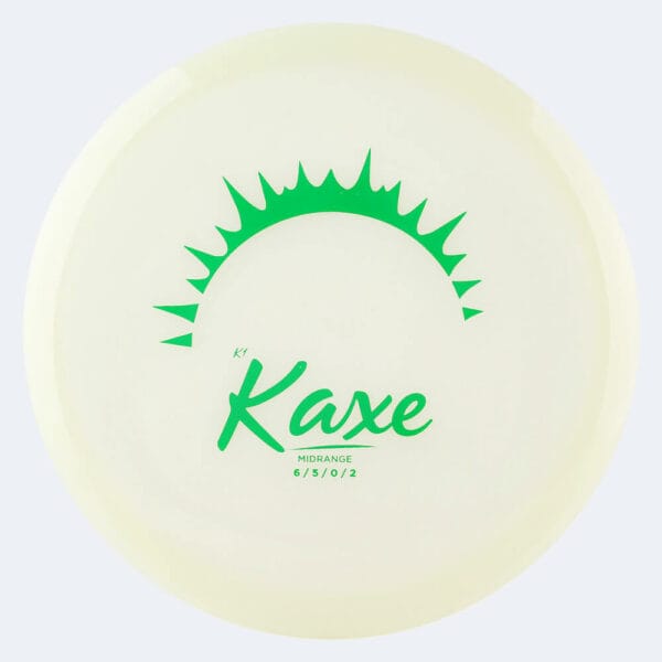 Kastaplast Kaxe in weiss, im K1 Glow Kunststoff und glow Spezialeffekt
