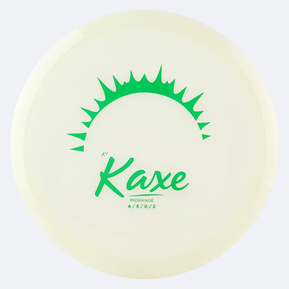 Kastaplast Kaxe in weiss, im K1 Glow Kunststoff und glow Spezialeffekt