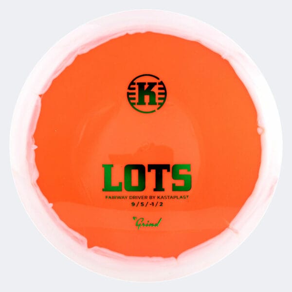 Kastaplast Lots in orange, im K1 Grind Kunststoff und ohne Spezialeffekt