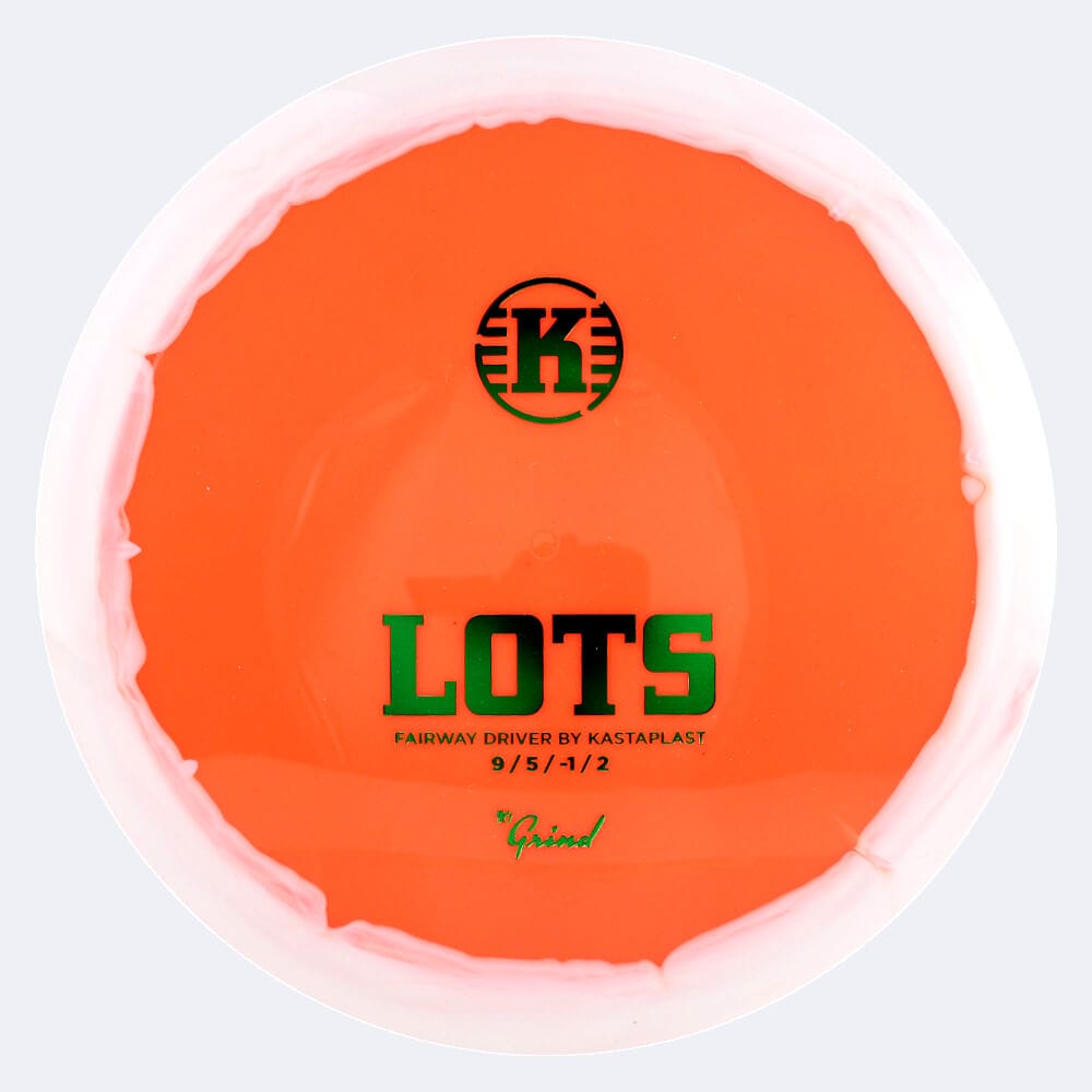 Kastaplast Lots in orange, im K1 Grind Kunststoff und ohne Spezialeffekt