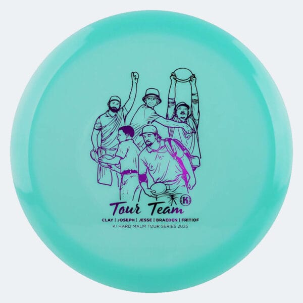 Kastaplast Malm in turquoise, k1 plastic and first run effect