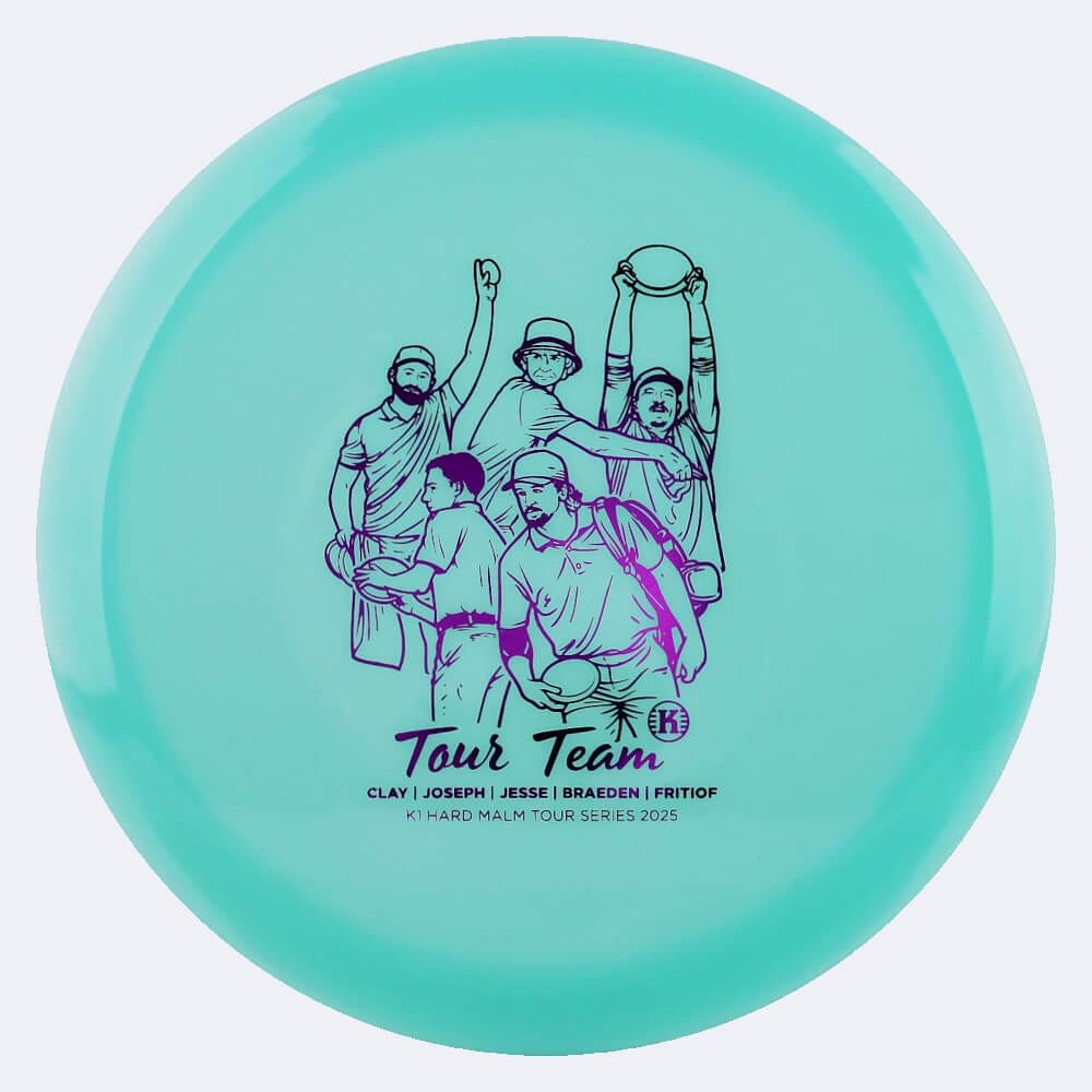 Kastaplast Malm in turquoise, k1 plastic and first run effect
