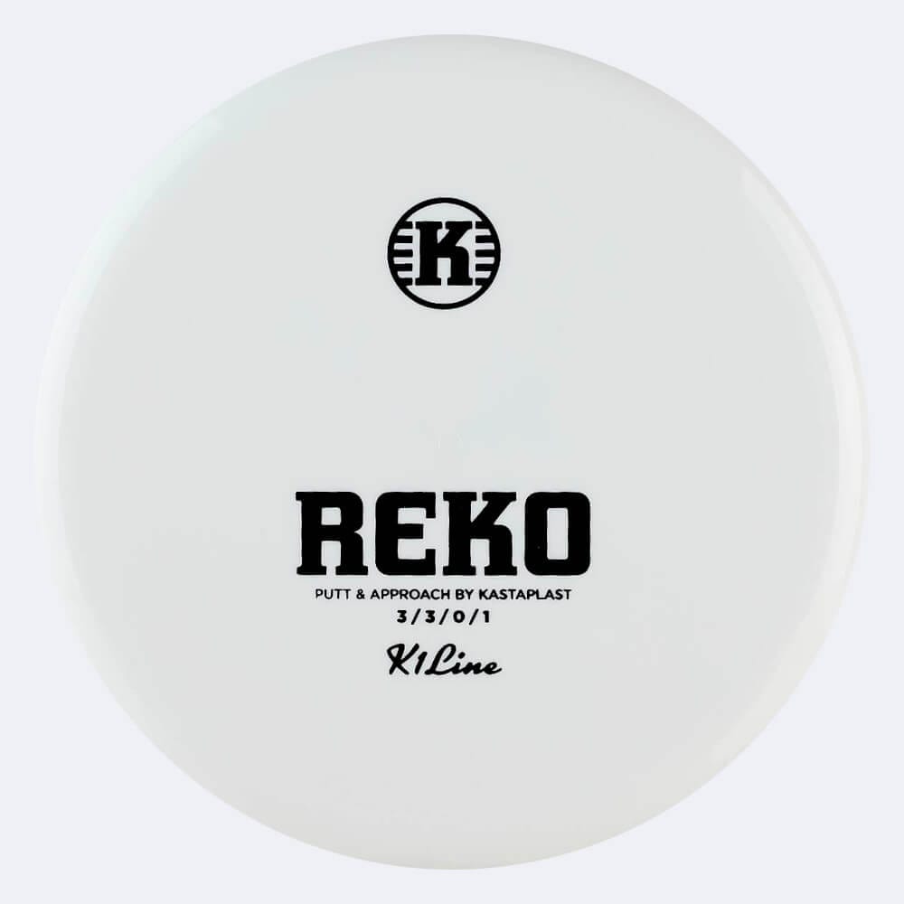 Kastaplast Reko in white, k1 plastic