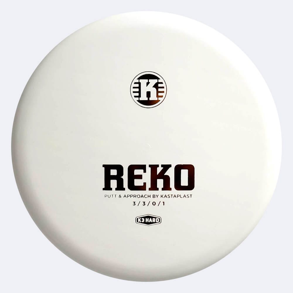 Kastaplast Reko in white, k3 hard plastic