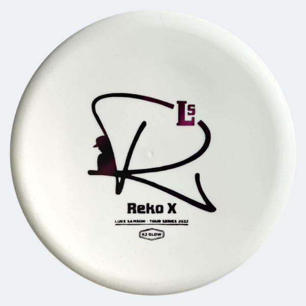 Kastaplast RekoX - Luke Samson Tour Series in weiss, im K3 Glow Kunststoff und glow Spezialeffekt