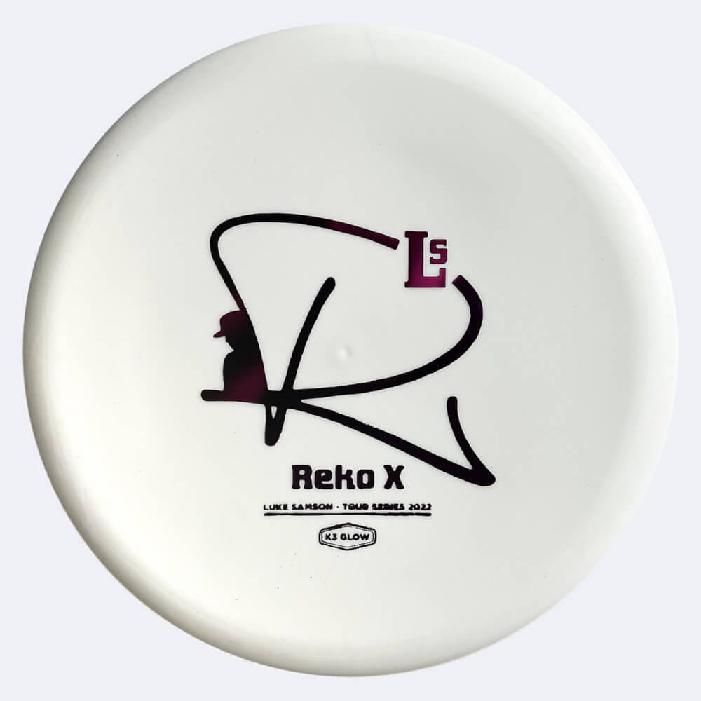 Kastaplast RekoX - Luke Samson Tour Series in weiss, im K3 Glow Kunststoff und glow Spezialeffekt