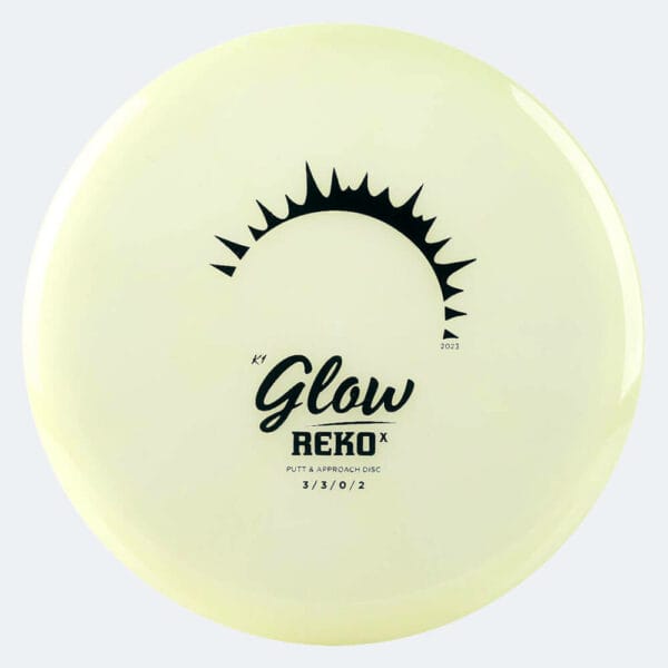 Kastaplast RekoX in weiss, im K1 Glow Kunststoff und glow Spezialeffekt