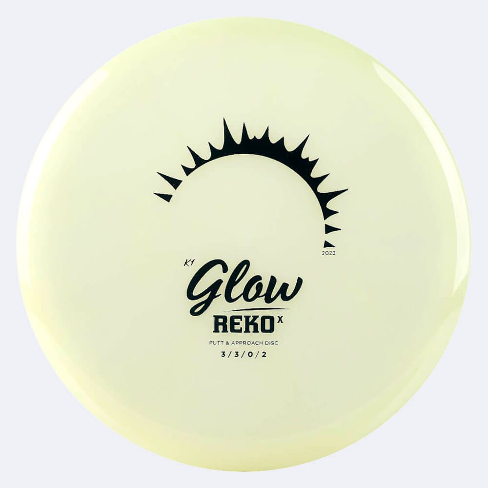 Kastaplast RekoX in weiss, im K1 Glow Kunststoff und glow Spezialeffekt