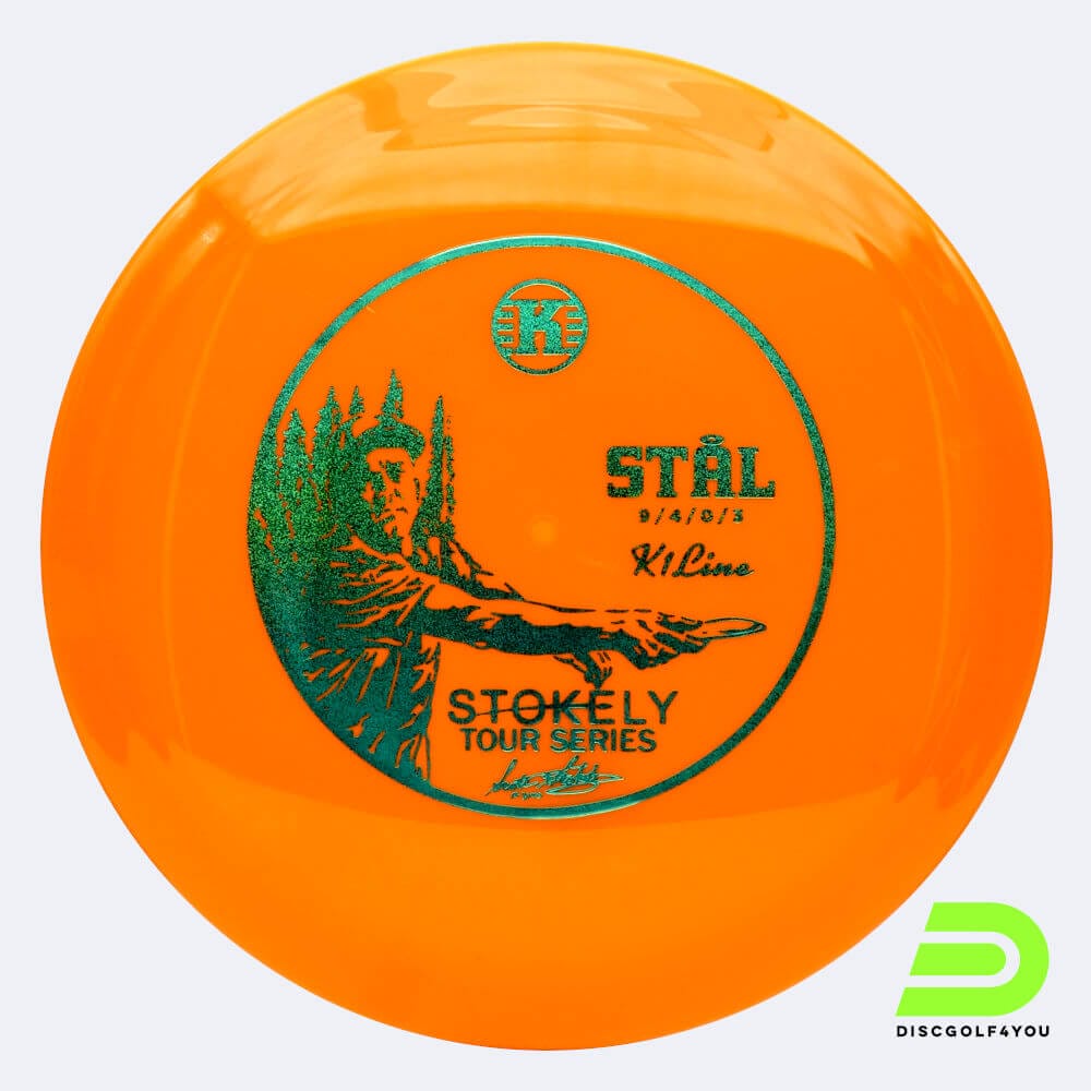 Kastaplast Stål Stokely Tour Series in orange, im K1 Kunststoff und ohne Spezialeffekt