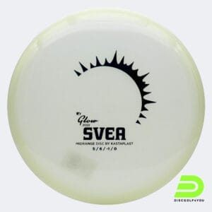 Kastaplast Svea in weiss, im K1 Glow Kunststoff und glow Spezialeffekt