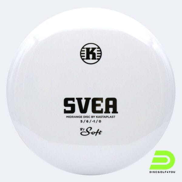 Kastaplast Svea in white, k1 soft plastic