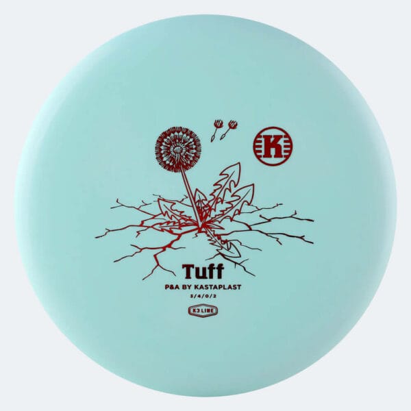 Kastaplast Tuff in turquoise, k3 plastic and first run effect