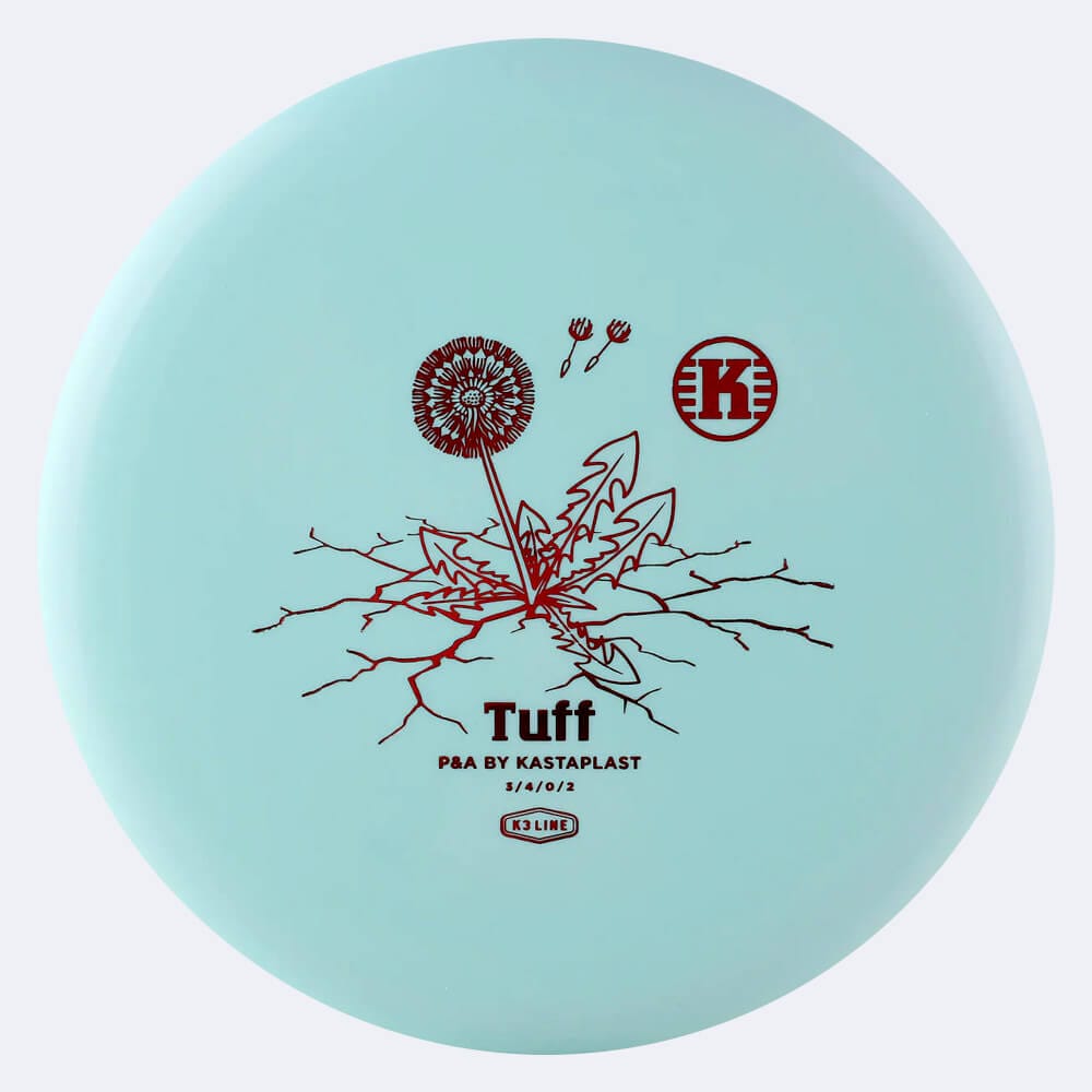 Kastaplast Tuff in turquoise, k3 plastic and first run effect