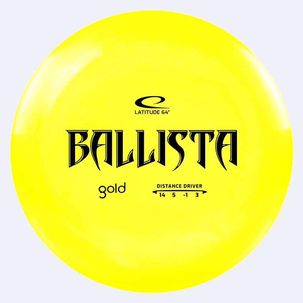 Latitude 64° Ballista in gelb, im Gold Kunststoff und ohne Spezialeffekt