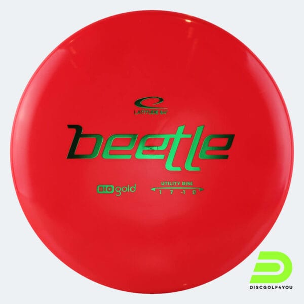 Latitude 64° Beetle in red, biogold plastic