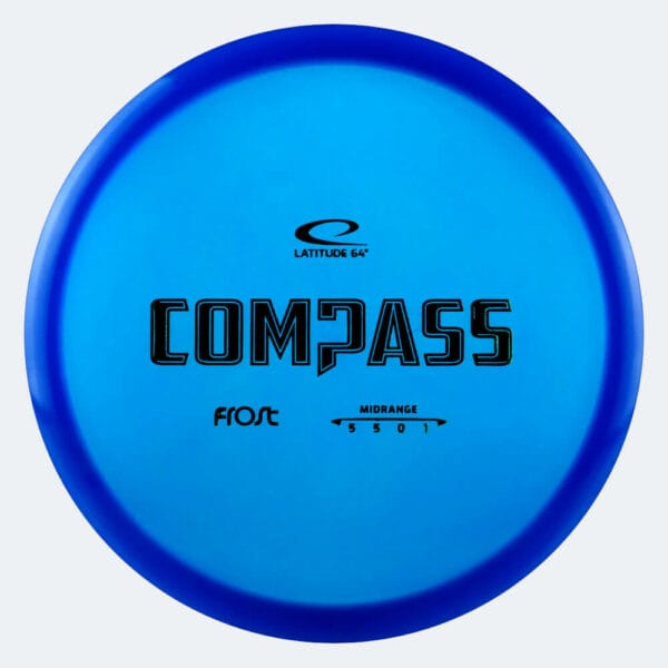 Latitude 64° Compass in blau, im Frost Kunststoff und ohne Spezialeffekt