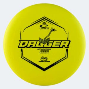 Latitude 64° Sockibomb Dagger in gelb, im Sense Kunststoff und ohne Spezialeffekt