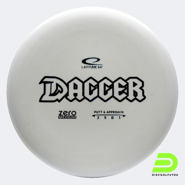 Latitude 64° Dagger in white, zero medium plastic