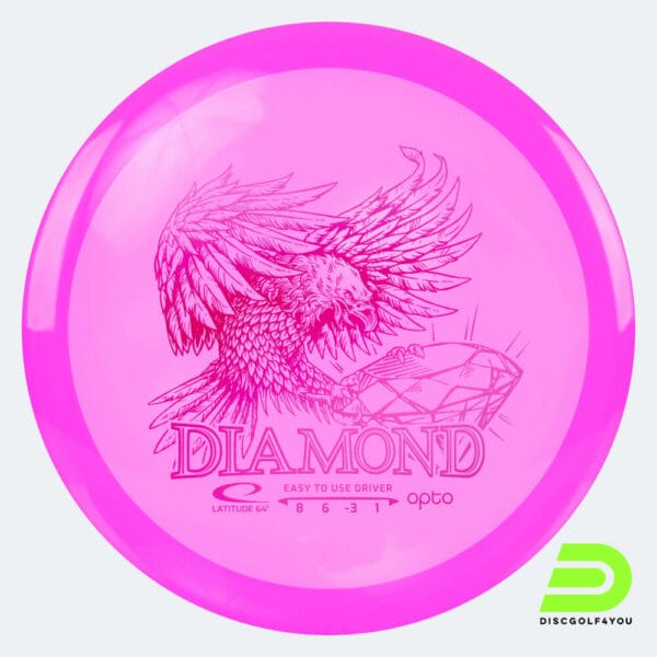 Latitude 64° Diamond in pink, opto plastic