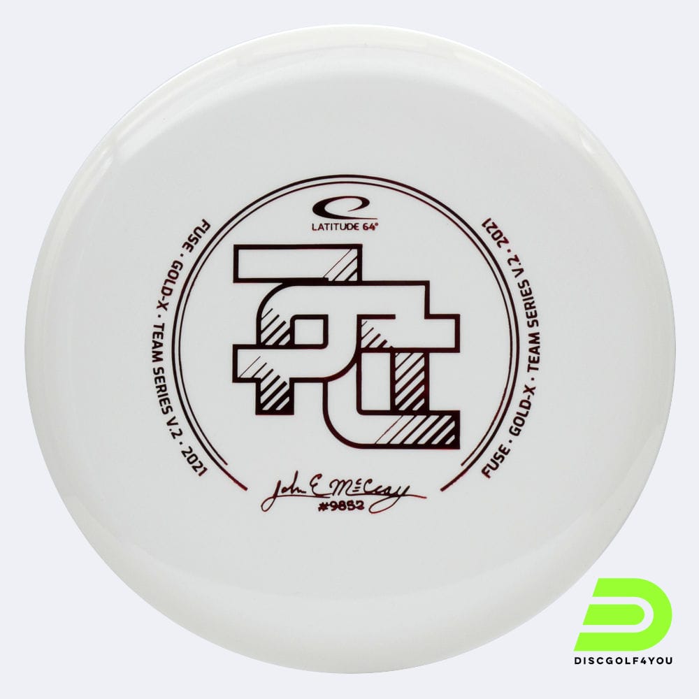 Latitude 64° Fuse JohnE Mc Cray TS in weiss, im Gold-X Kunststoff und ohne Spezialeffekt