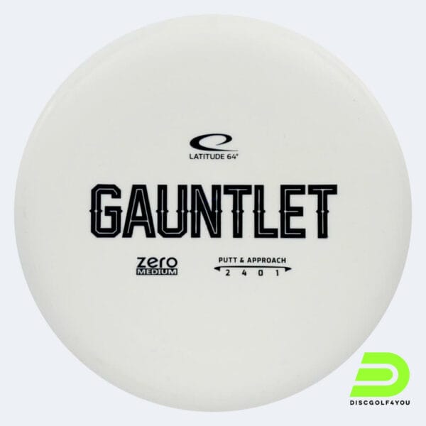 Latitude 64° Gauntlet in weiss, im Zero Medium Kunststoff und ohne Spezialeffekt