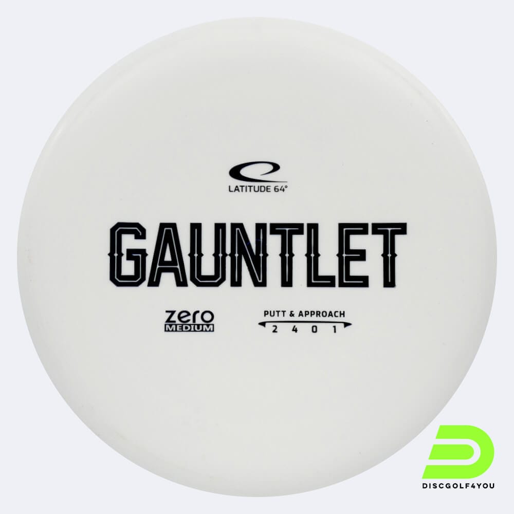 Latitude 64° Gauntlet in weiss, im Zero Medium Kunststoff und ohne Spezialeffekt
