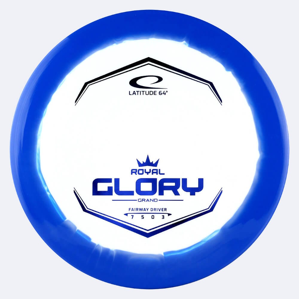 Latitude 64° Glory in blue, grand orbit plastic