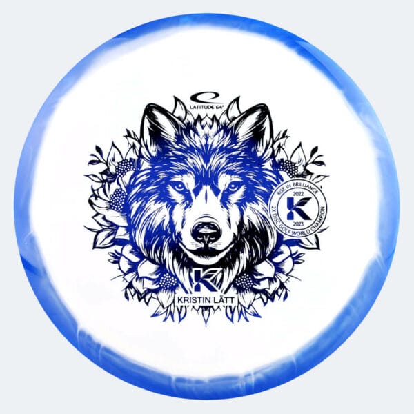 Latitude 64° Grace Kristin Lätt in white-blue, grand orbit plastic