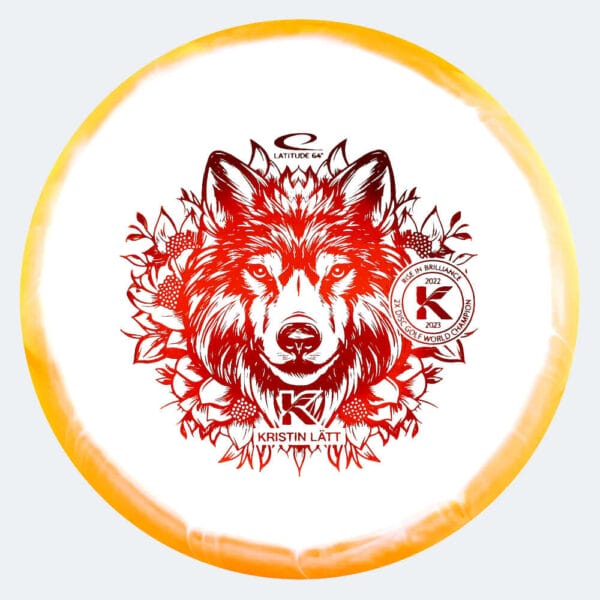 Latitude 64° Grace Kristin Lätt in white-orange, grand orbit plastic