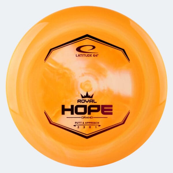 Latitude 64° Hope in orange, im Royal Grand Kunststoff und burst Spezialeffekt