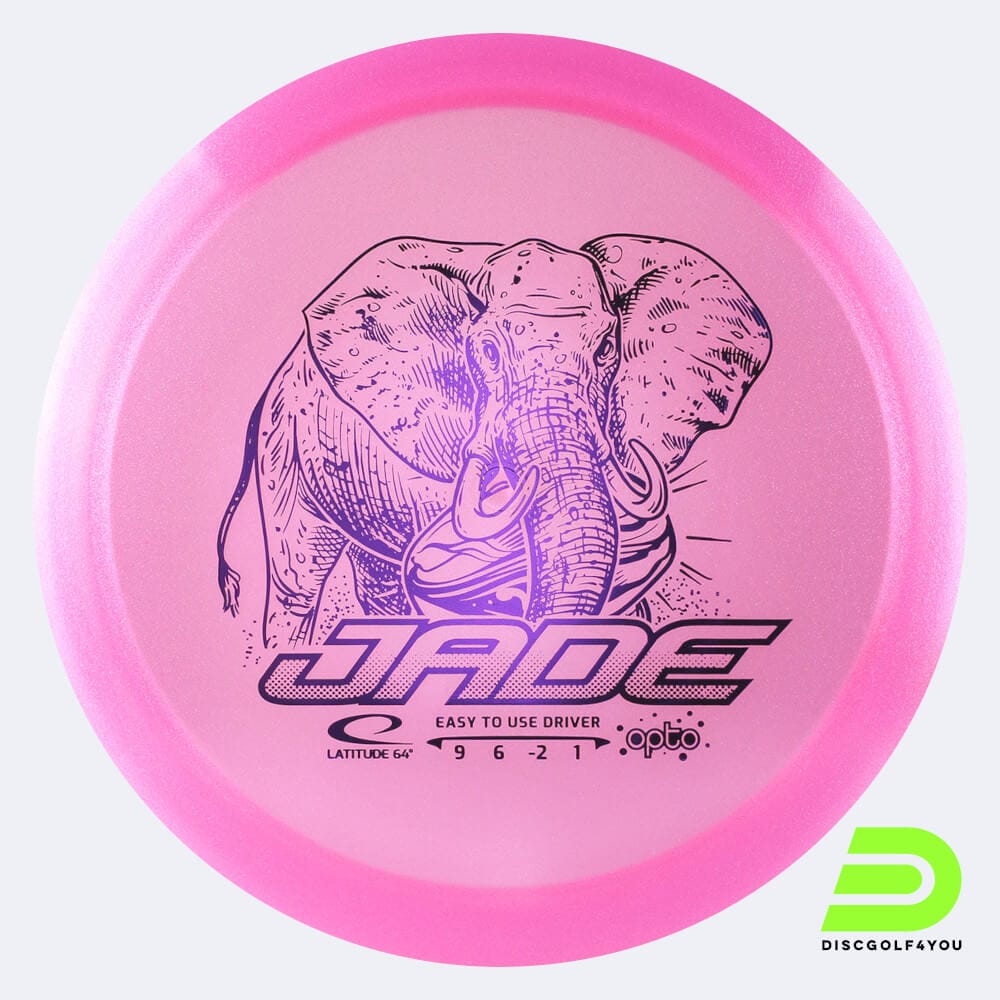 Latitude 64° Jade in rosa, im Opto Glimmer Kunststoff und ohne Spezialeffekt