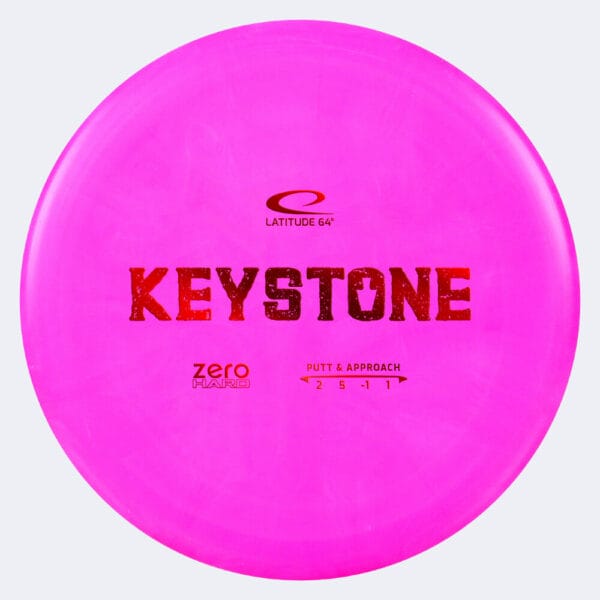Latitude 64° Keystone in rosa, im Zero Hard Kunststoff und ohne Spezialeffekt