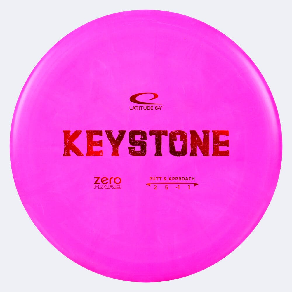 Latitude 64° Keystone in rosa, im Zero Hard Kunststoff und ohne Spezialeffekt