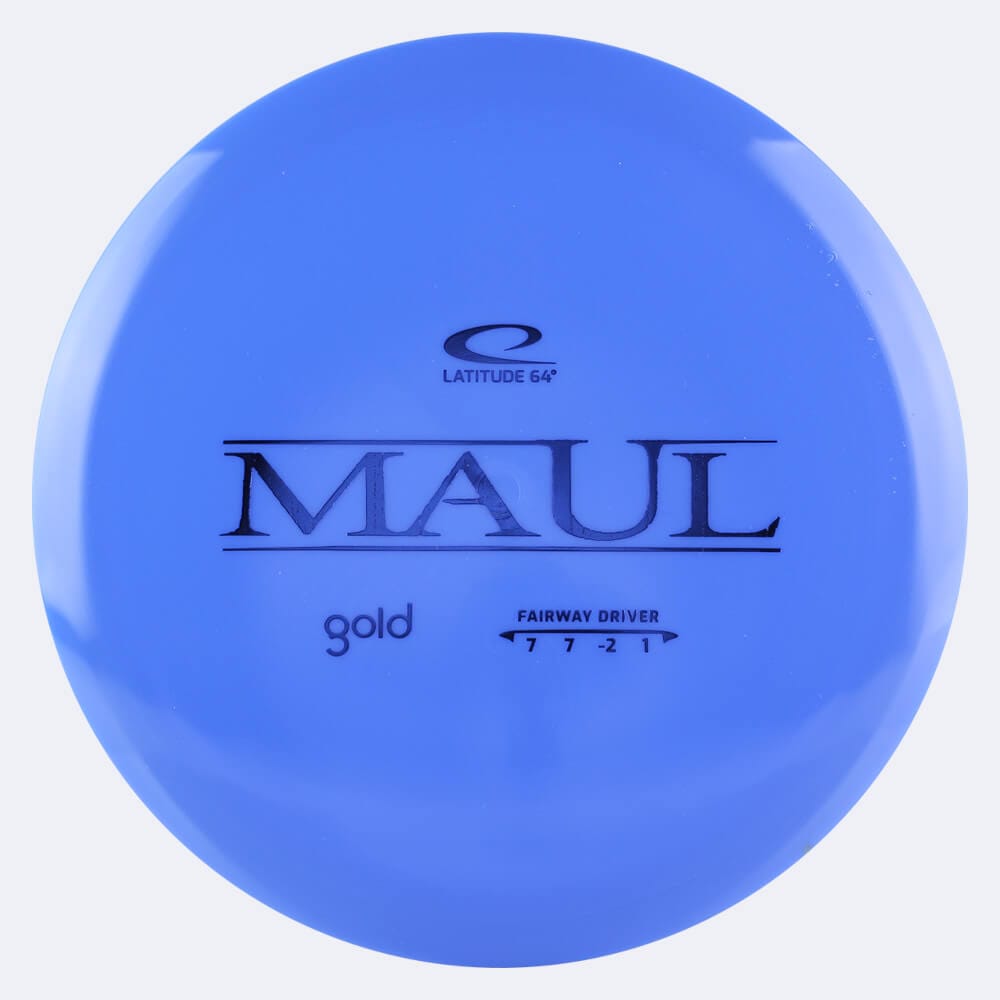 Latitude 64° Maul in blue, gold plastic