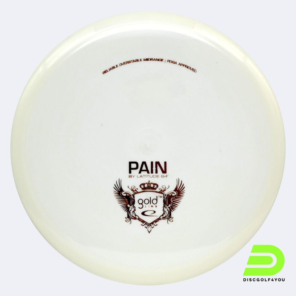 Latitude 64° Pain in weiss, im Gold Kunststoff und ohne Spezialeffekt