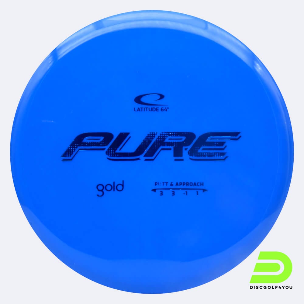 Latitude 64° Pure in blue, gold plastic