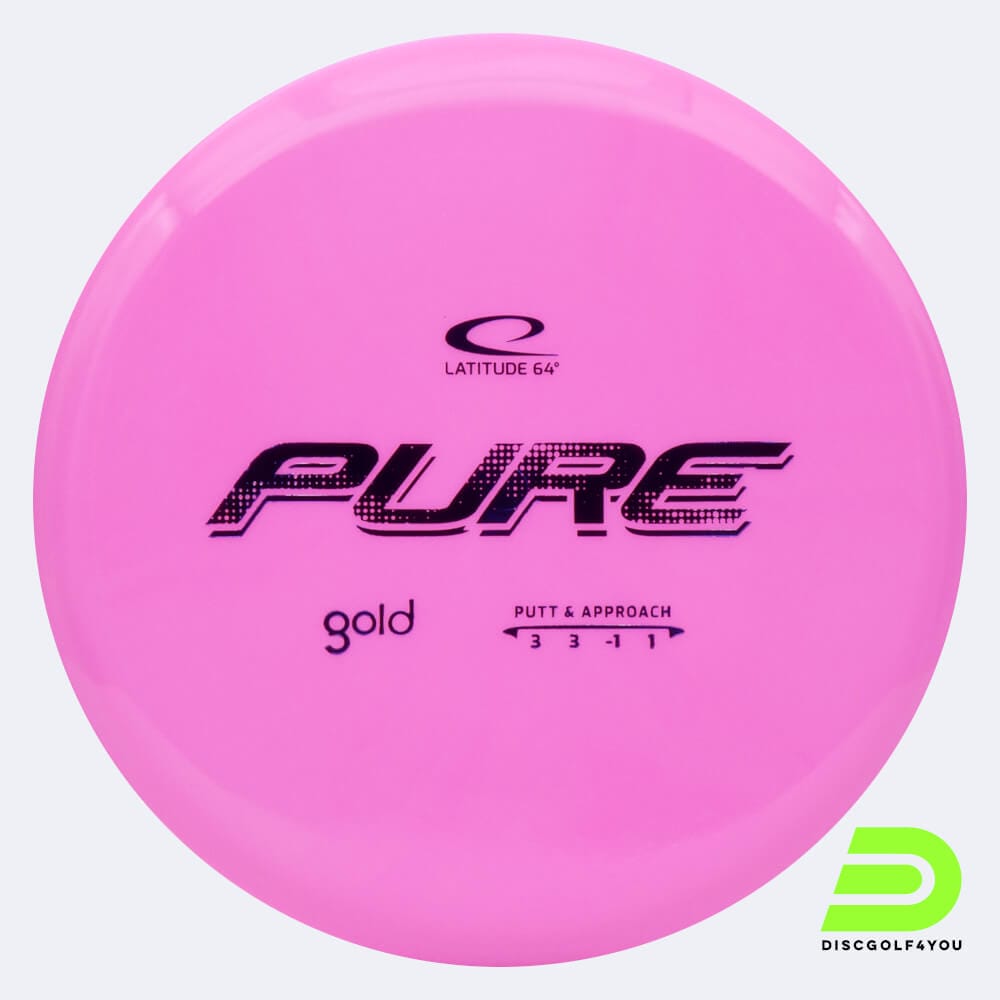 Latitude 64° Pure in rosa, im Gold Kunststoff und ohne Spezialeffekt