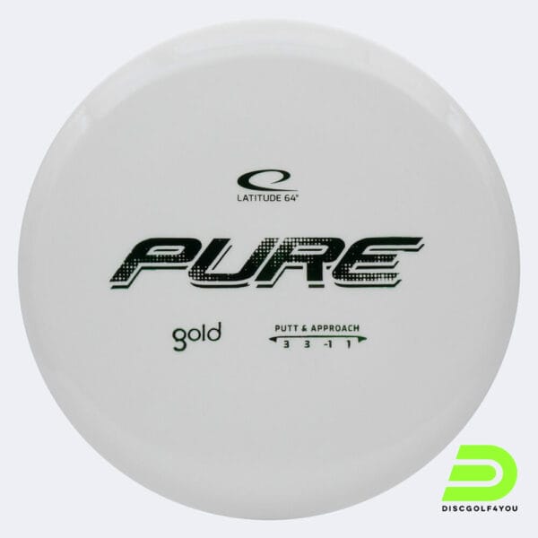 Latitude 64° Pure in weiss, im Gold Kunststoff und ohne Spezialeffekt