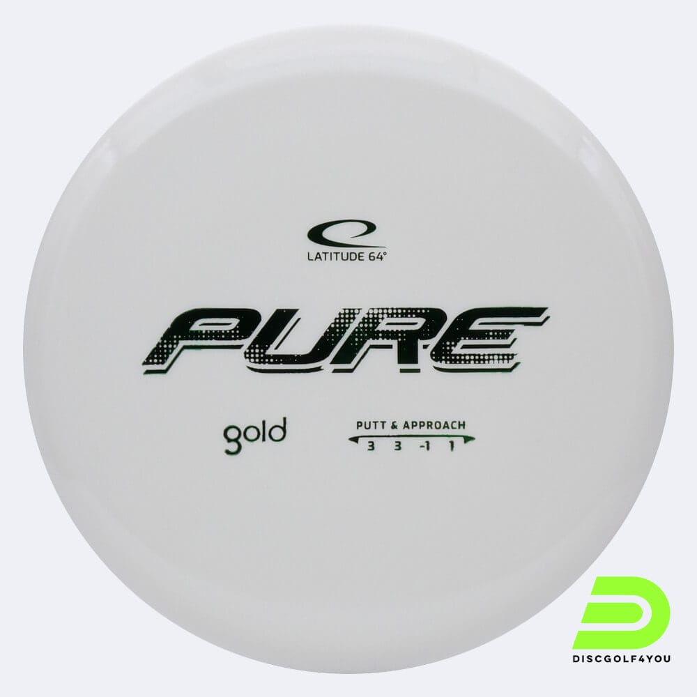Latitude 64° Pure in weiss, im Gold Kunststoff und ohne Spezialeffekt