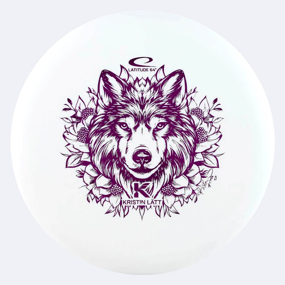 Latitude 64° Pure Kristin Lätt in white, zero medium moonshine plastic and glow effect