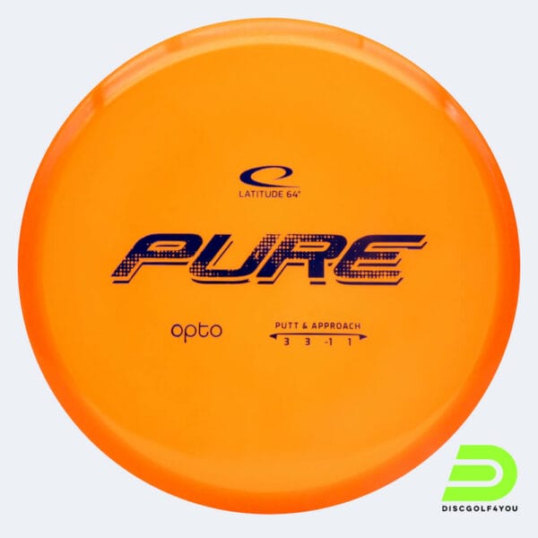 Latitude 64° Pure in orange, im Opto Kunststoff und ohne Spezialeffekt